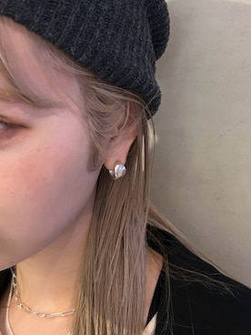 「ピアス」｜saekaさん（レディース・172cm）の秋コーディネート