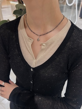 「アイテム（アクセサリー）」を使った、saekaさん（レディース・172cm）の秋コーディネート