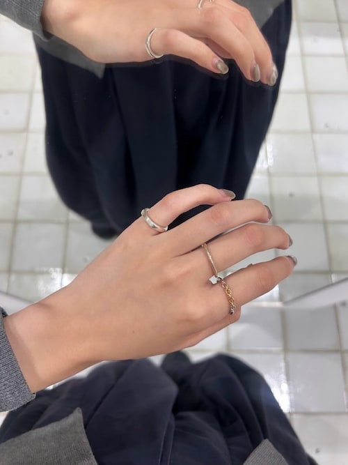 SILVER925 18KGP ジェミニリング MIX（リング）｜TEN.（テン）の