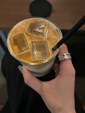 「アイテム（リング）」を使った、saekaさん（レディース・172cm）の秋コーディネート