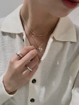 「アイテム（アクセサリー）」を使った、saekaさん（レディース・172cm）の秋コーディネート