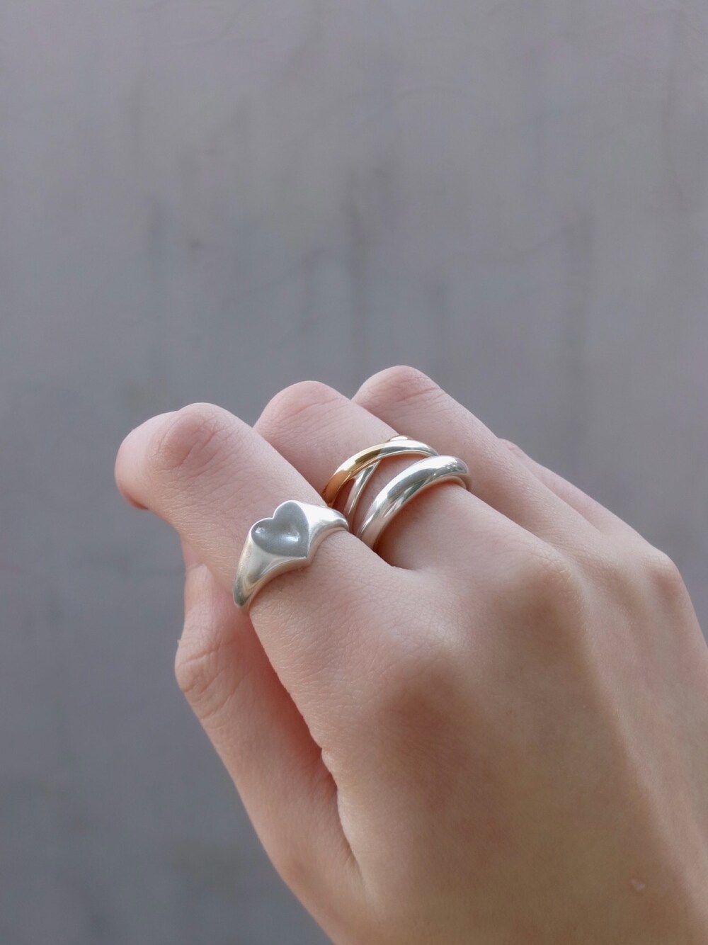 TEN.（テン）の「SILVER925 ハートシグネットリング（リング）」 - WEAR