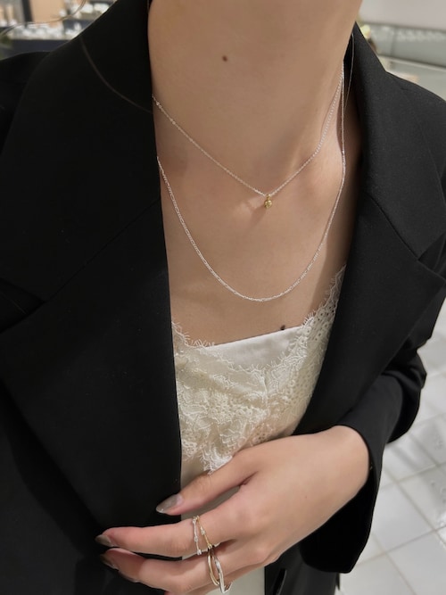 新品⭐18KGDネックレス PT999 2面 ダブル 約10g 50cm スクリュー ネックレス プラチナ 造幣局