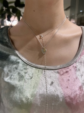 「アイテム（チャーム）」を使った、saekaさん（レディース・172cm）の冬コーディネート