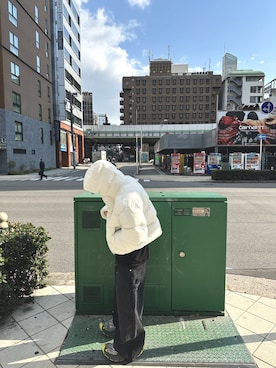 「DANKE SCHON（ダンケシェーン）のアイテム（ブルゾン）」を使った、さくとさん（メンズ・168cm）の冬コーディネート