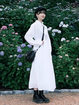 「MURUA（ムルーア）のアイテム」を使った、riisssaaaaさん（レディース・167cm）の夏コーディネート