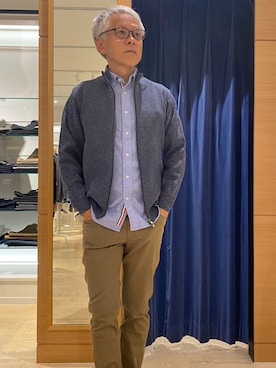 「NOLLEY'S LIGHT（ノーリーズライト）のアイテム」を使った、sinyasanさん（メンズ・170cm）の秋コーディネート