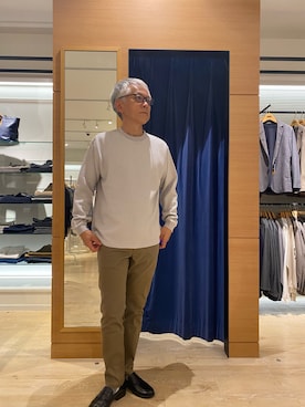 「NOLLEY'S LIGHT（ノーリーズライト）のアイテム」を使った、sinyasanさん（メンズ・170cm）の秋コーディネート