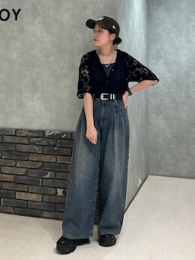 「PAGEBOY（ページボーイ）のアイテム」を使った、ぬまさん（レディース・156cm）の夏コーディネート