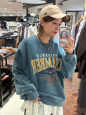 「アイテム（チュニック）」を使った、ぬまさん（レディース・156cm）の秋コーディネート