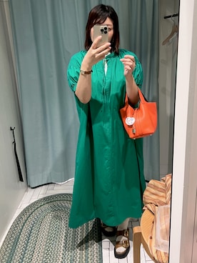 「アイテム（腕時計）」を使った、erinarianさん（レディース・160cm）の夏コーディネート