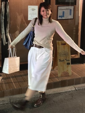 「アイテム（ショルダーバッグ）」を使った、erinarianさん（レディース・160cm）の夏コーディネート