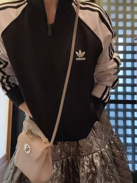 「アイテム（ジャージ）」を使った、momo5268さん（レディース・151cm）の秋コーディネート