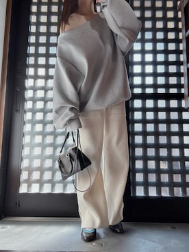 「アイテム（腕時計）」を使った、momoさん（レディース・151cm）の冬コーディネート