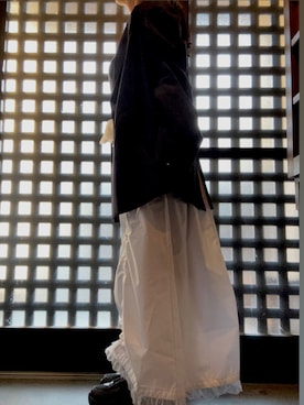 「アイテム（テーラードジャケット）」を使った、momoさん（レディース・151cm）の秋コーディネート