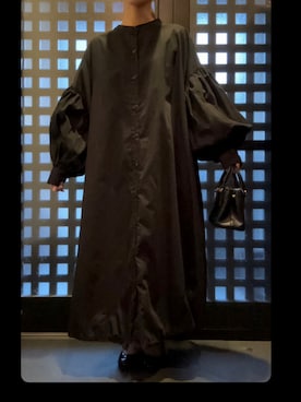 「アイテム（ワンピース）」を使った、momoさん（レディース・151cm）の秋コーディネート