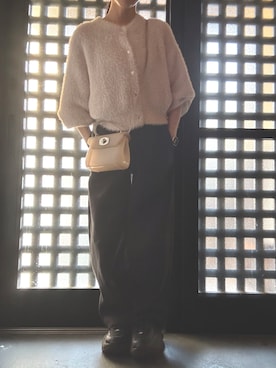 「アイテム（シューズ）」を使った、momoさん（レディース・151cm・40代）の秋コーディネート