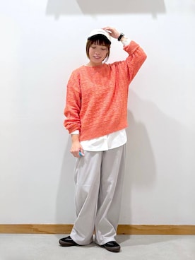 「GLOBAL WORK（グローバルワーク）のアイテム（スニーカー）」を使った、hihihinappiさん（レディース・161cm）の秋コーディネート