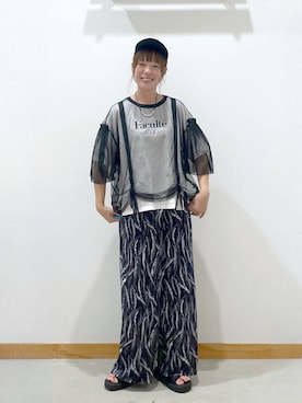 「LEPSIM（レプシィム）のアイテム」を使った、hihihinappiさん（レディース・161cm）の夏コーディネート