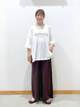 「LEPSIM（レプシィム）のアイテム」を使った、hihihinappiさん（レディース・161cm）の夏コーディネート