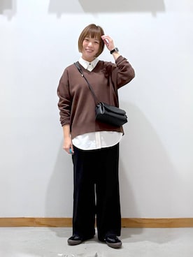 「GLOBAL WORK（グローバルワーク）のアイテム（スニーカー）」を使った、hihihinappiさん（レディース・161cm）の秋コーディネート