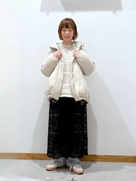 「GLOBAL WORK（グローバルワーク）のアイテム（パンツ）」を使った、hihihinappiさん（レディース・161cm）の冬コーディネート
