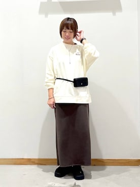 「GLOBAL WORK（グローバルワーク）のアイテム（トップス）」を使った、hihihinappiさん（レディース・161cm）の秋コーディネート