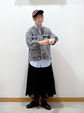 「アイテム（レッグウェア）」を使った、hihihinappiさん（レディース・161cm）の秋コーディネート