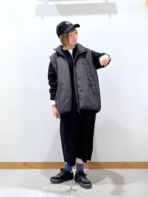 セール】ハーフZIPアゼニットワンピース/579499（ワンピース）｜GLOBAL