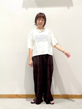 「GLOBAL WORK（グローバルワーク）のアイテム」を使った、hihihinappiさん（レディース・161cm）の夏コーディネート