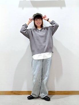 「GLOBAL WORK（グローバルワーク）のアイテム（スニーカー）」を使った、hihihinappiさん（レディース・161cm）の秋コーディネート