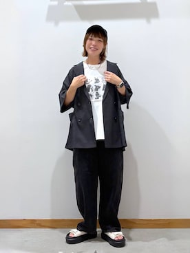 「キャミソール」｜hihihinappiさん（レディース・161cm）の夏コーディネート