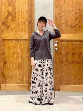 「GLOBAL WORK（グローバルワーク）のアルファベットツイルCAP/632277（キャップ、ブラック系）」を使った、hihihinappiさん（レディース）の春コーディネート