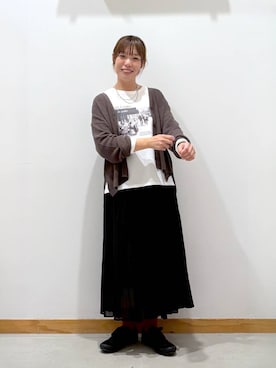 「GLOBAL WORK（グローバルワーク）のアイテム（ソックス/靴下）」を使った、hihihinappiさん（レディース・161cm）の秋コーディネート