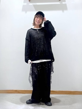 「アイテム（その他トップス）」を使った、hihihinappiさん（レディース・161cm）の秋コーディネート