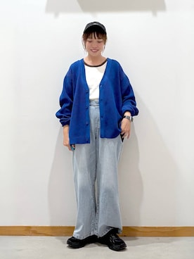 「GLOBAL WORK（グローバルワーク）のアイテム（タンクトップ）」を使った、hihihinappiさん（レディース・161cm）の秋コーディネート