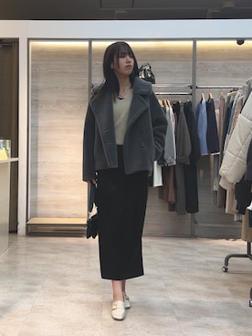 らむしさん（レディース・171cm）の冬コーディネート