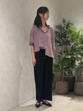 「アイテム（パンプス）」を使った、らむしさん（レディース・171cm）の夏コーディネート