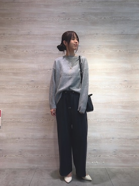 「アイテム（パンプス）」を使った、らむしさん（レディース・171cm）の秋コーディネート