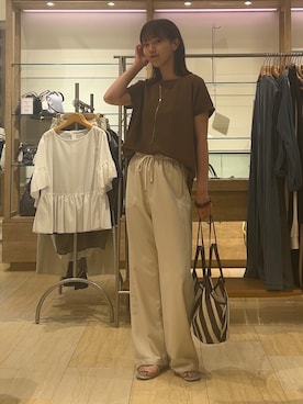 らむしさん(レディース・171cm)の夏コーディネート