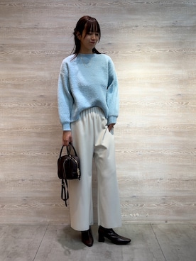 「アイテム（リング）」を使った、らむしさん（レディース・171cm）の秋コーディネート