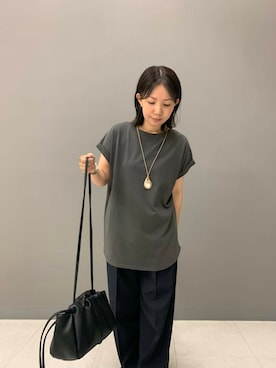 「綺麗めコーデ」｜「アイテム（アクセサリー）」を使った、suzuさん（レディース・148cm）の夏コーディネート