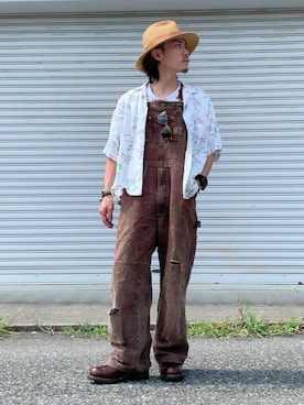 「アメカジコーデ」｜「アイテム（トップス）」を使った、Ryon-Pさん（メンズ・161cm）の秋コーディネート