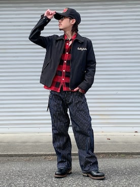 「アイテム（その他アウター）」を使った、Ryon-Pさん（メンズ・161cm）の秋コーディネート