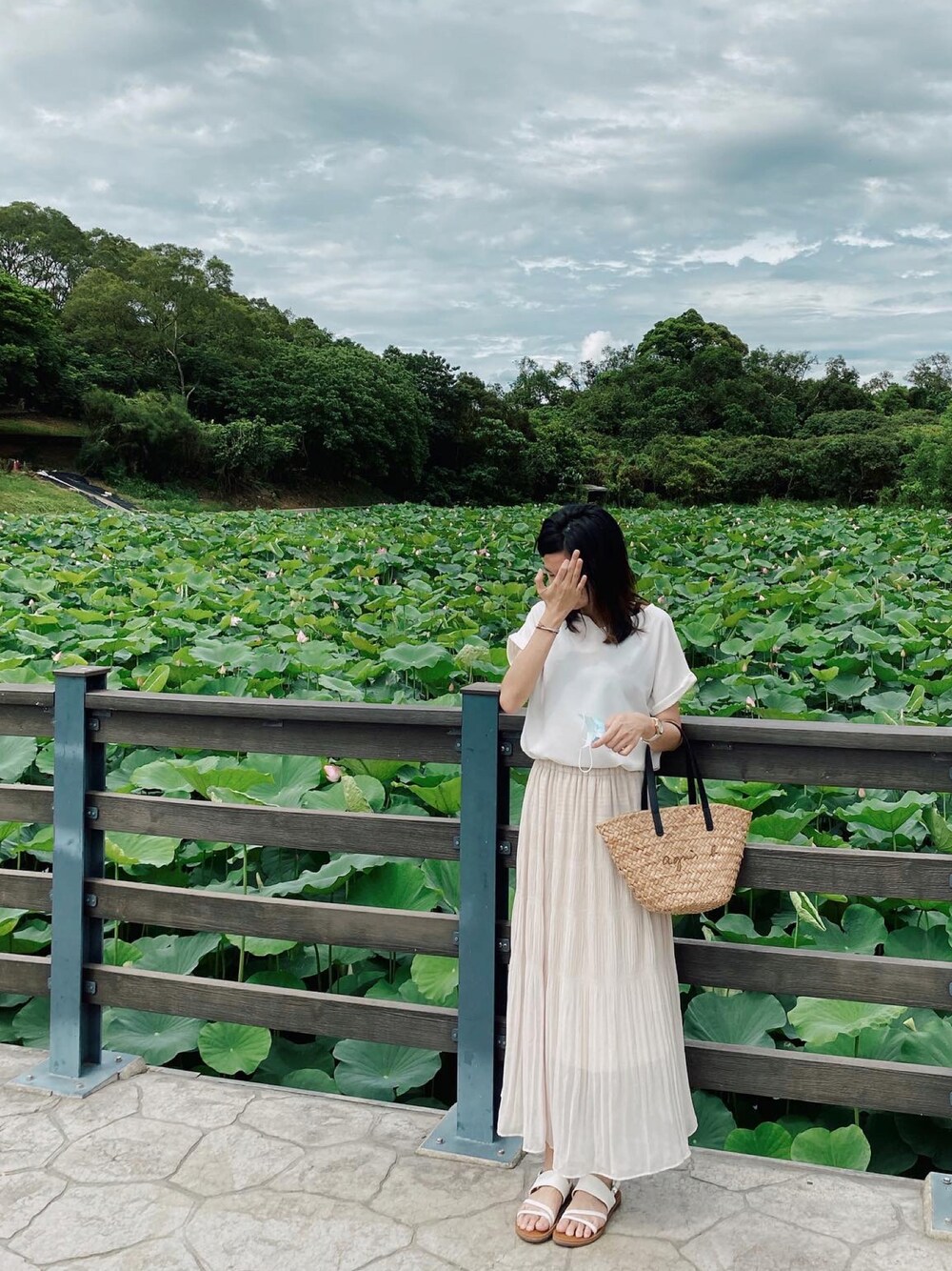 カゴバックのみ アニエスベー agnes b カゴバック サマーバッグ 夏