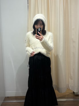 「URBAN RESEARCH ROSSO WOMEN（アーバンリサーチ　ロッソ）のアイテム」を使った、SATSUKIさん（レディース・154cm）の冬コーディネート