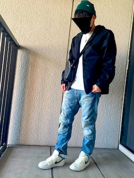 「NIKE SB（ナイキエスビー）のアイテム（その他アウター）」を使った、Buzzzzzさん（メンズ・165cm）の春コーディネート