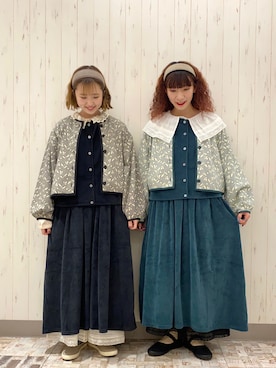 「アイテム（ドレスシューズ）」を使った、ayamiさん（レディース・153cm）の秋コーディネート