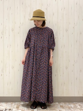 「アイテム（ワンピース、ピンク系）」を使った、ayamiさん（レディース・153cm）の夏コーディネート