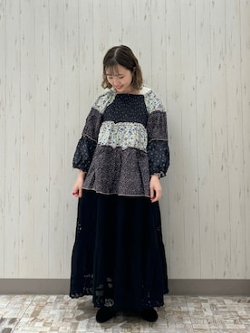 「Samansa Mos2（サマンサ モスモス）のアイテム」を使った、ayamiさん（レディース・153cm）の秋コーディネート